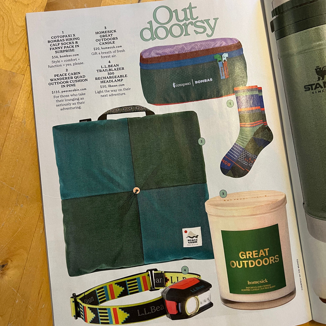 Wanderer 'QUAD' Outdoor Cushion - Pines – Peace Cabin