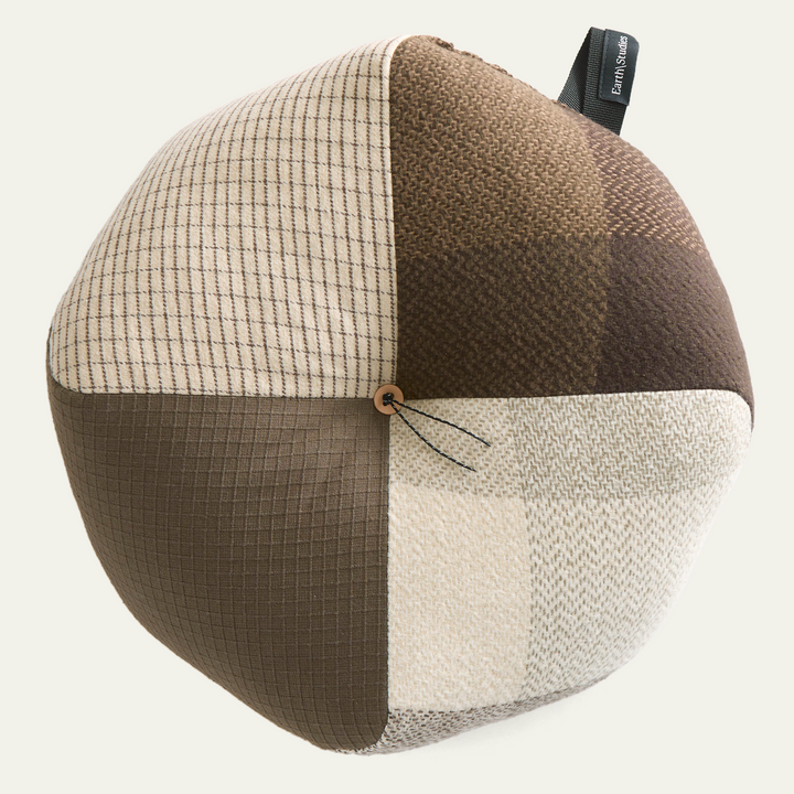 Wingspread 'Zafu' Cushion - Patchwork _ 1 : Peace Cabin X Earth\Studie