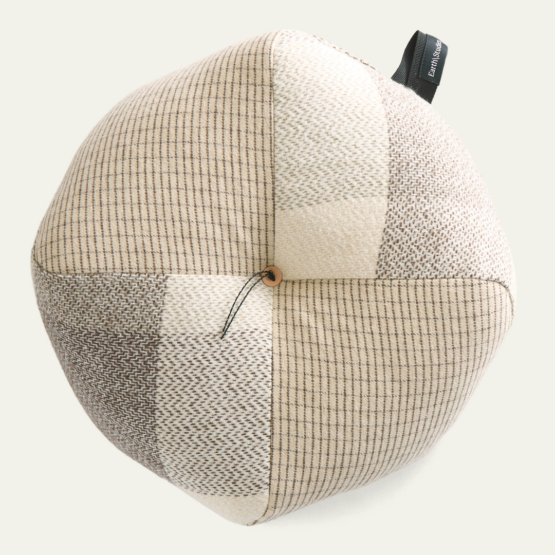Wingspread 'Zafu' Cushion - Patchwork _ 3 : Peace Cabin X Earth\Studie