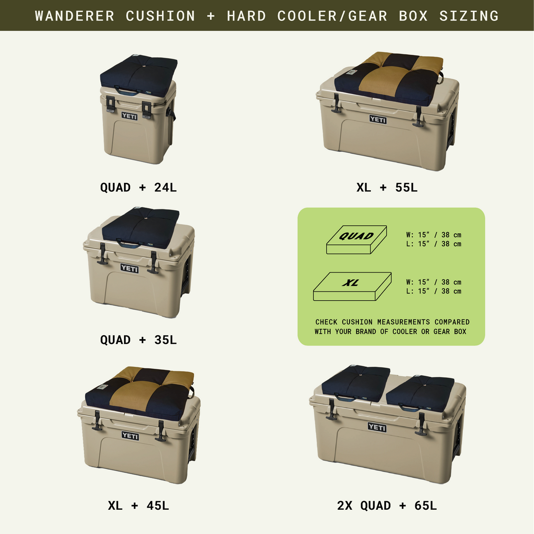 Wanderer 'XL' Outdoor Cushion - Terrain – Peace Cabin