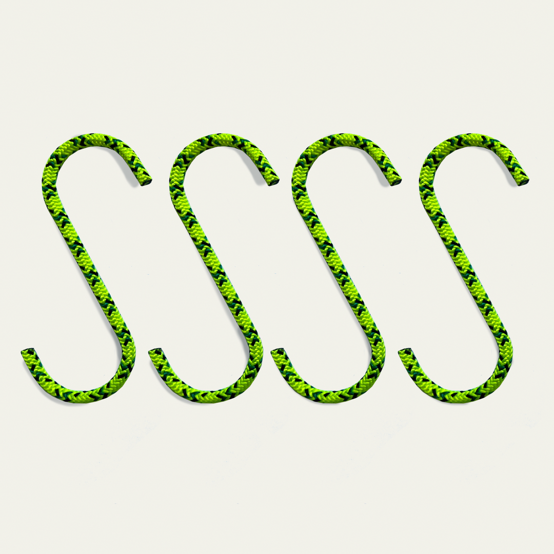 Utility Hanging Hooks 4 Pack - Neon Safety – Peace Cabin