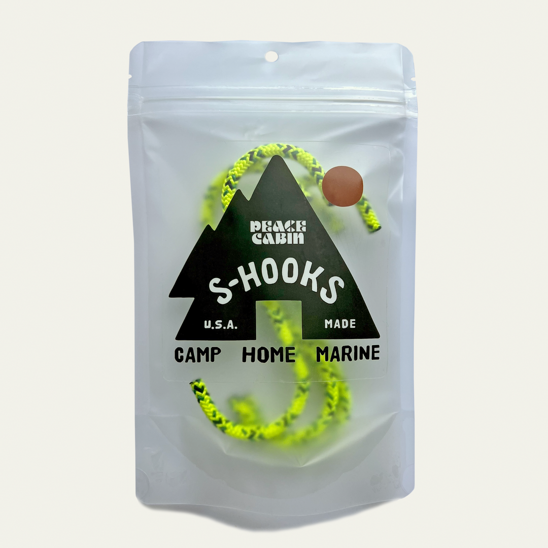 Utility Hanging Hooks 4 Pack - Neon Safety – Peace Cabin