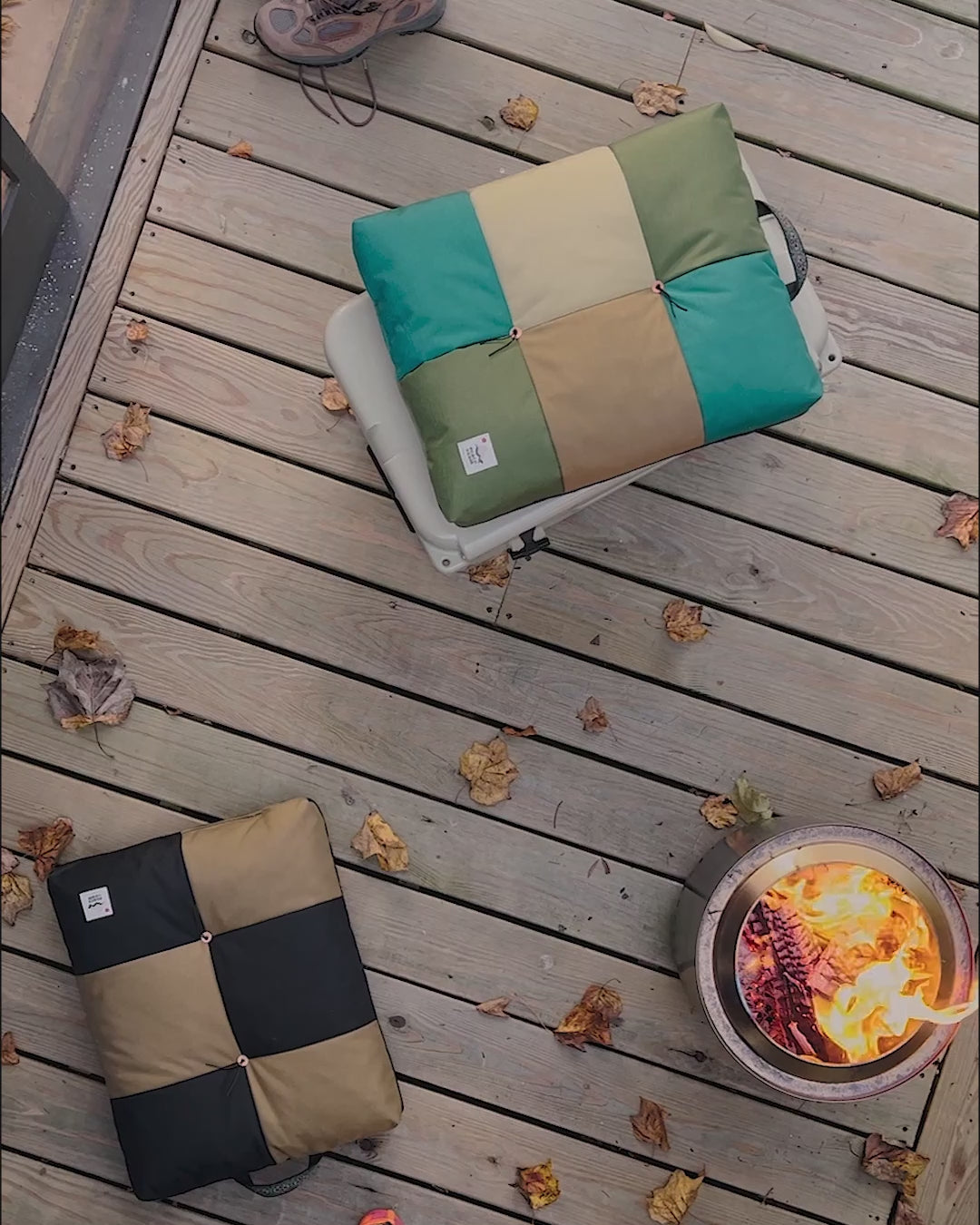 Wanderer 'XL' Outdoor Cushion - Terrain – Peace Cabin