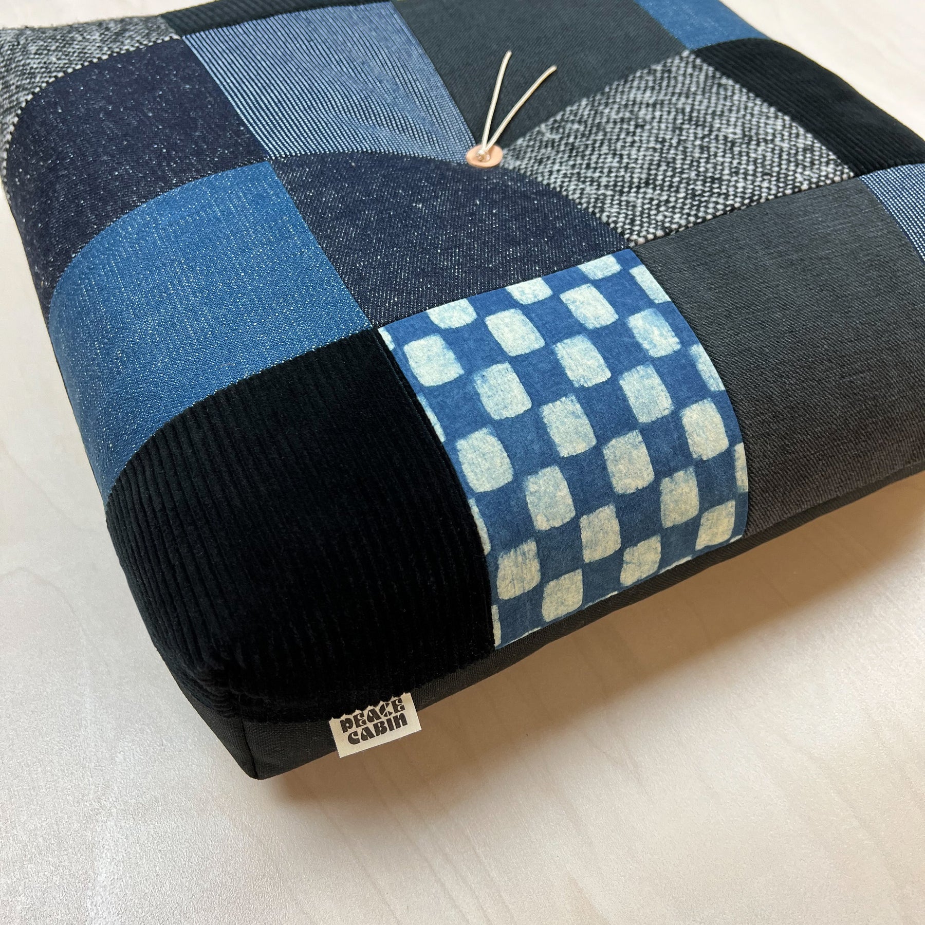 patchwork Froebel floor cushion